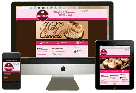 Mobile responsive web design picture