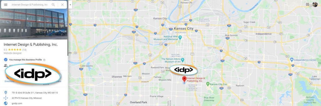 Our new location in Kansas City with Map