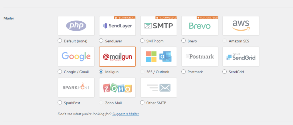 SMTP Mailer Methods