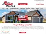 Vaught Roofing KC web design project