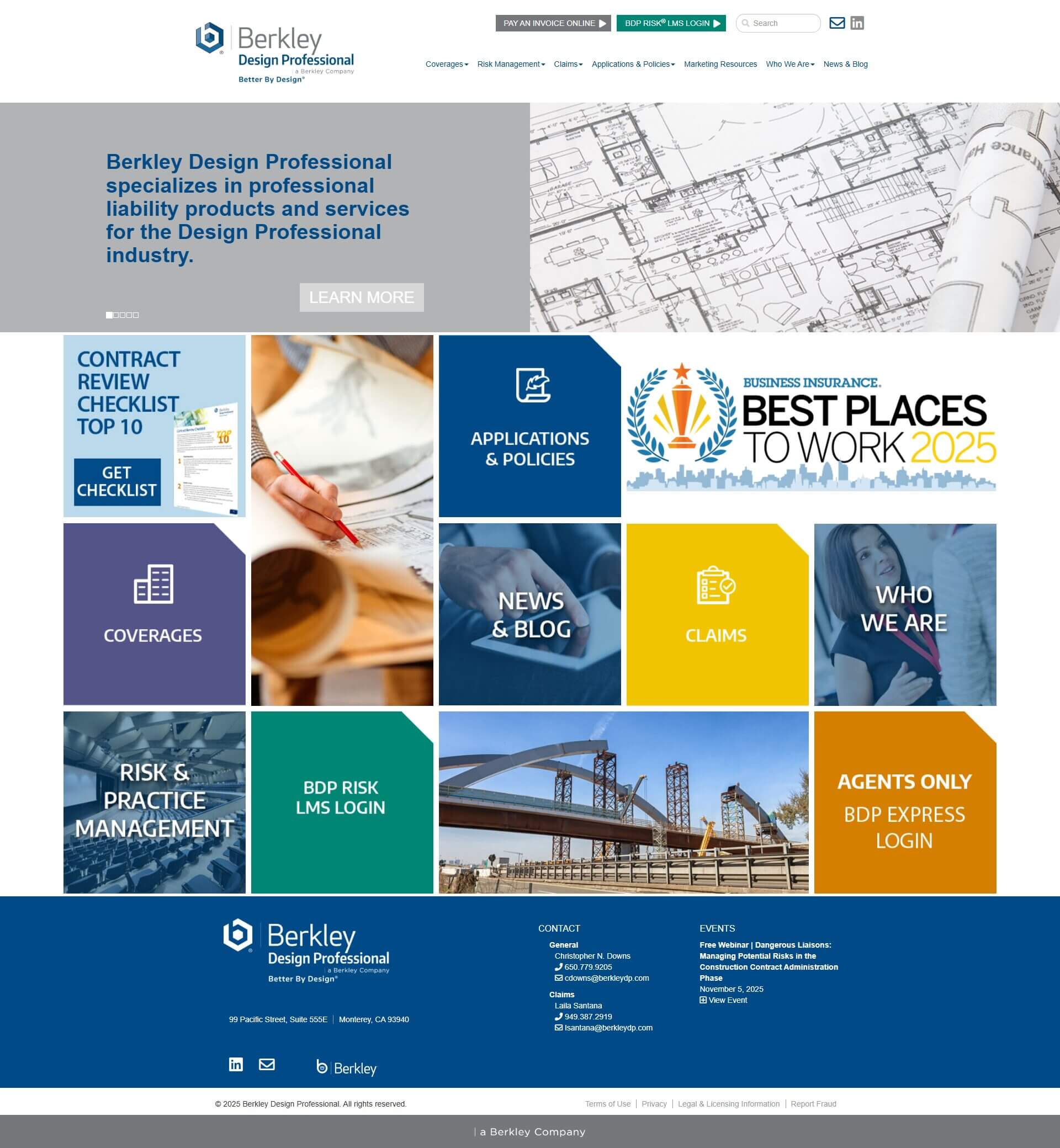 web design project for Berkley