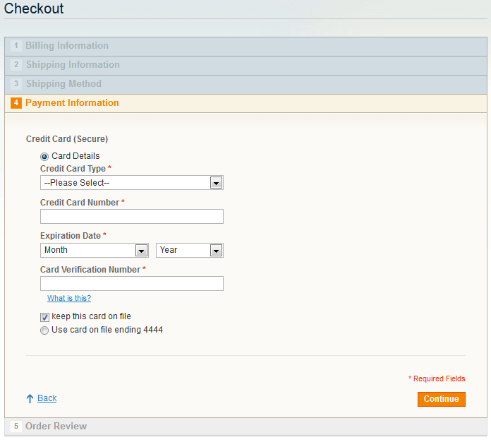 Authorize CIM Frontend