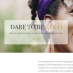 ORO International website design project example