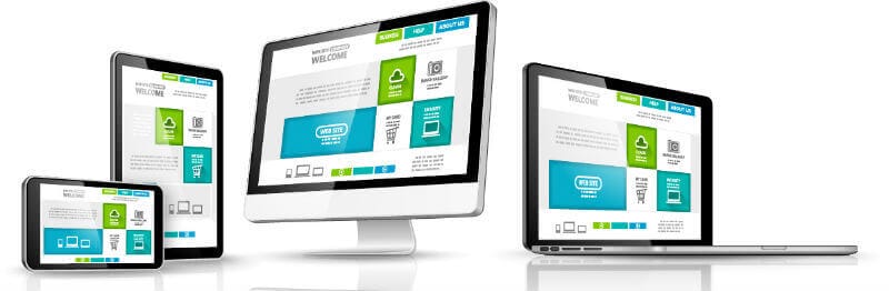 Responsive Website Design layout example